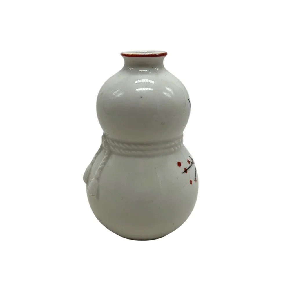 Vintage Moriyama SGK Double Gourd Floral Vase Occupied Japan Allied Forces 4in‎